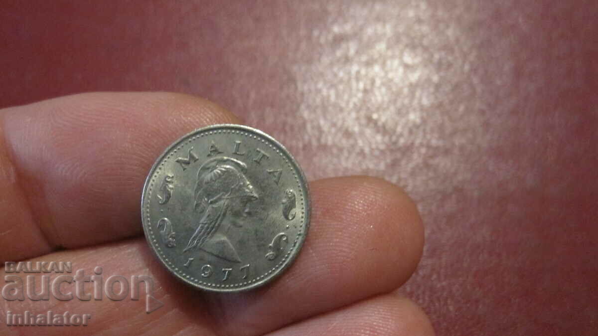 Malta 2 cents 1977
