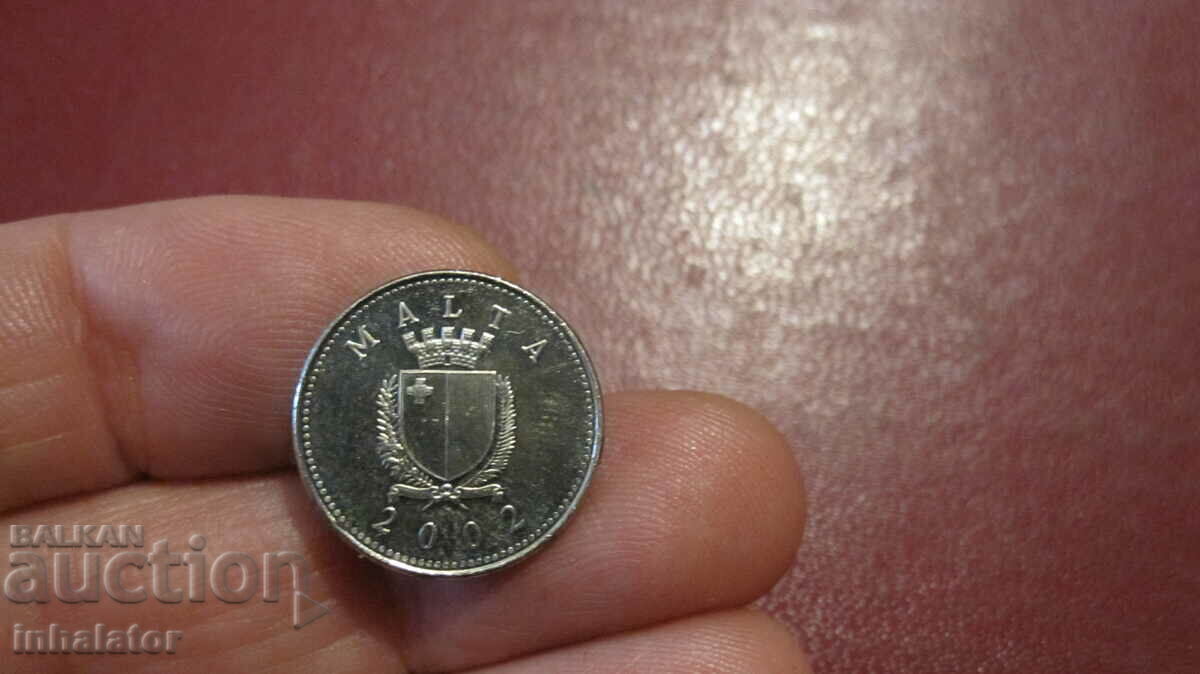 Malta 2 cents 2002