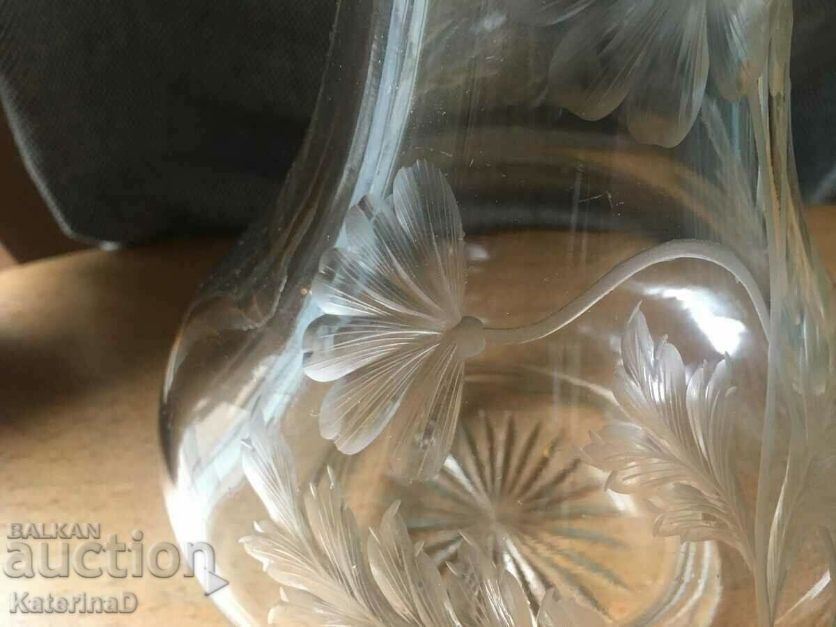 Livrarea Urcior de sticlă mare Art Nou WMF?