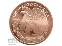 Moneda de cupru de 1 oz - Vulturul Libertății