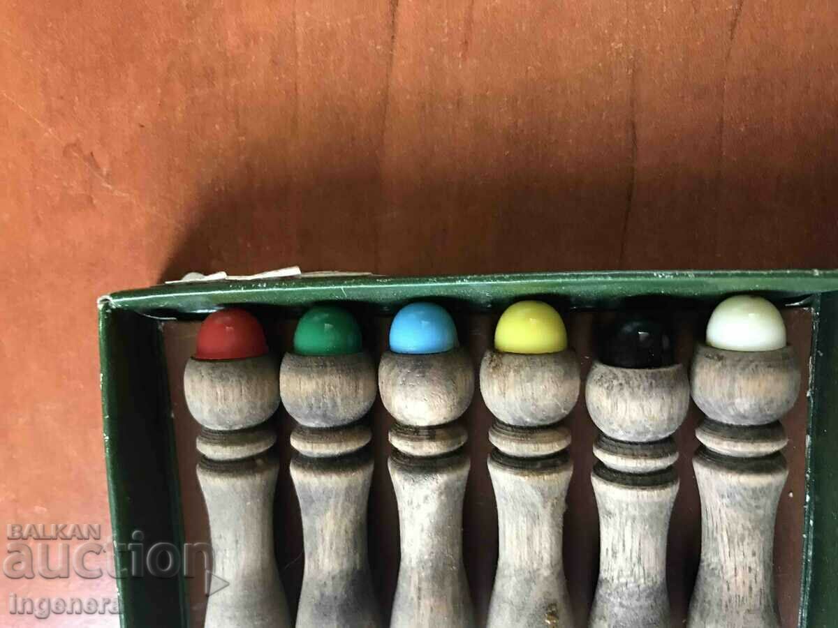 SHEEP FORK METAL WOOD NEW STAINLESS-6 PCS. - 7 SHEEP FORK METAL WOOD NEW STAINLESS-6 PCS. - 7