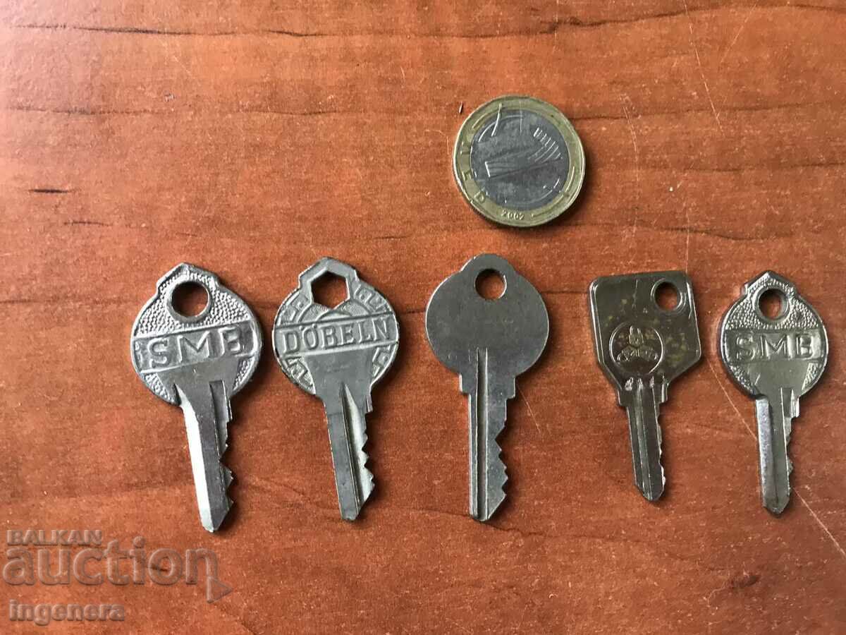 KEY COLLECTION KEYS-5 PCS. - 5