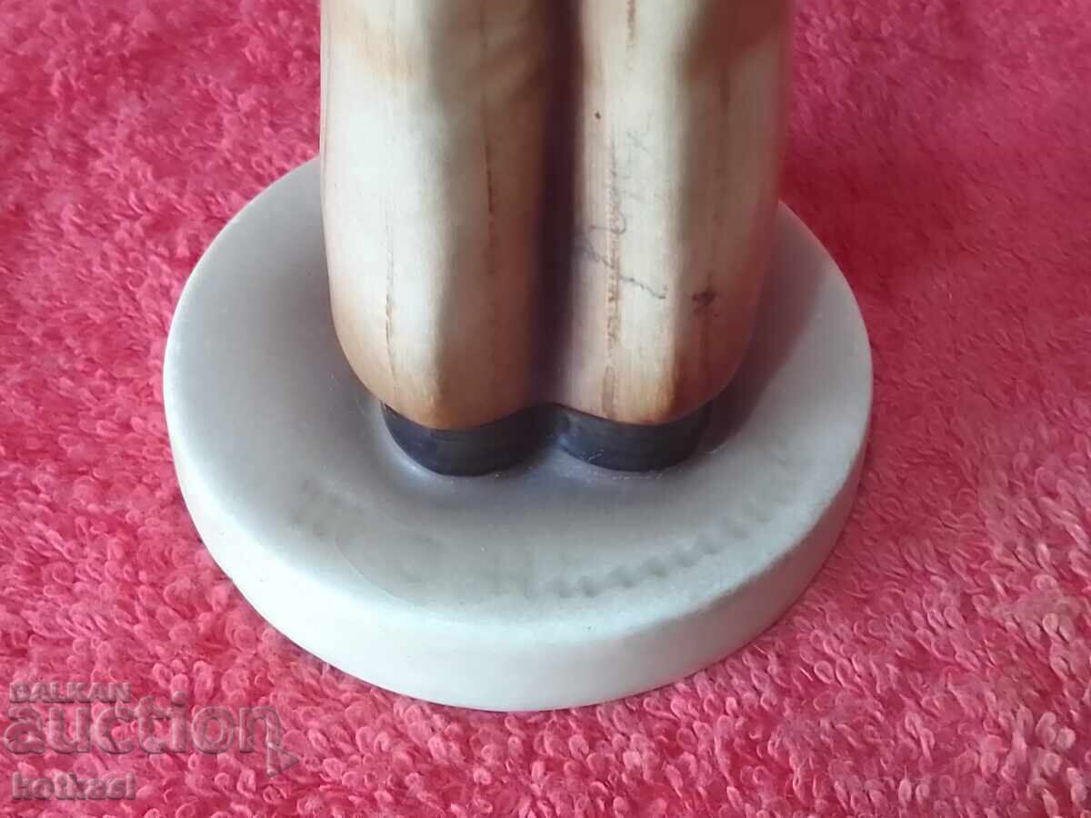 Old Goebel Hummel Child Boy σερβιτόρος πορσελάνινη φιγούρα - 5