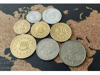 Coins Tunisia 1, 5, 10, 20, 50, 100, 1/2 , 1