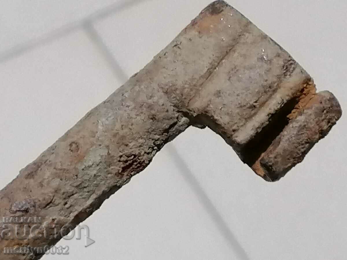Auction Antique hand forged key Auction Antique hand forged key