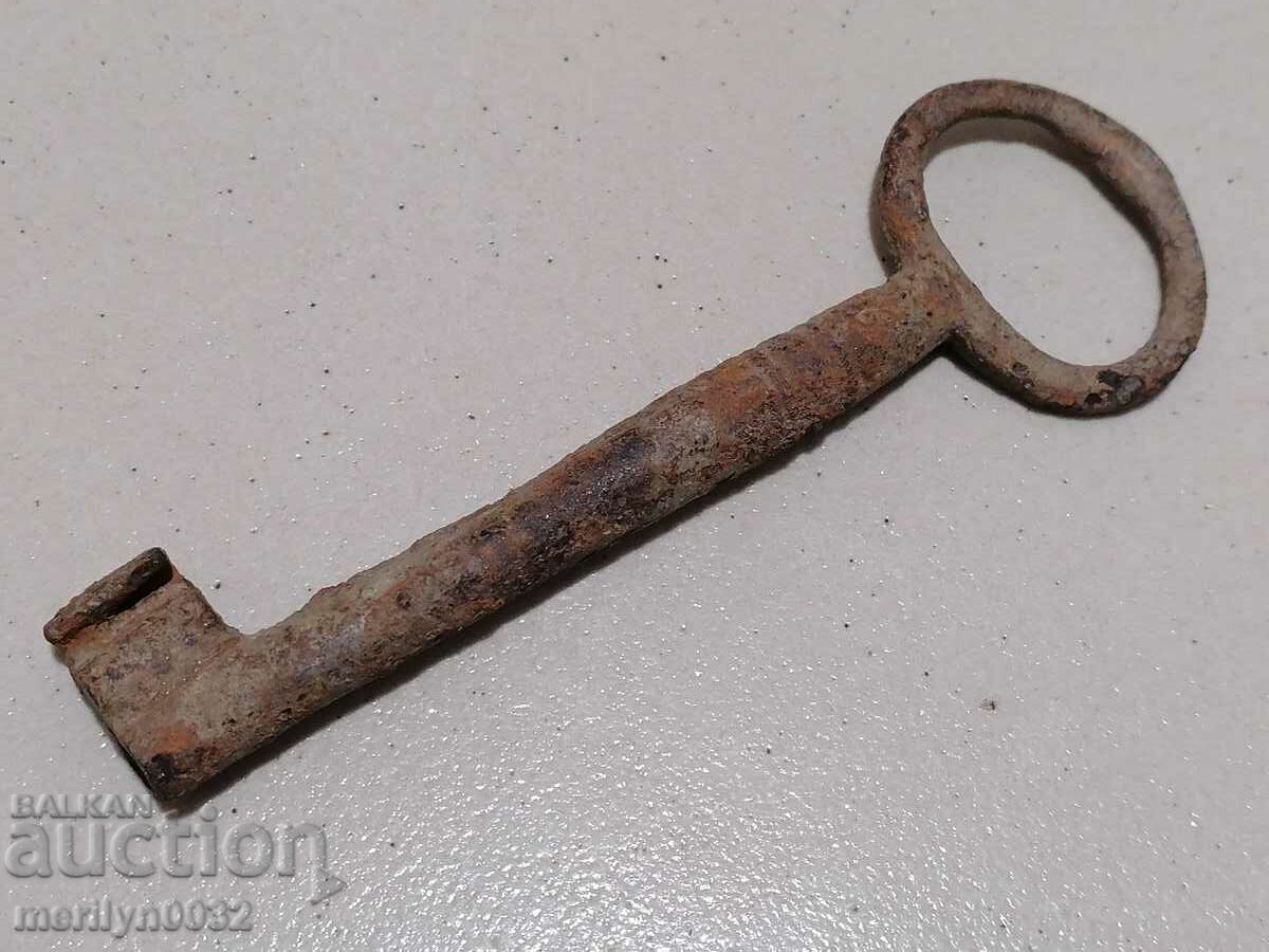 Delivery of Antique hand forged key Delivery of Antique hand forged key