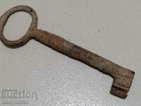 Antique hand forged key