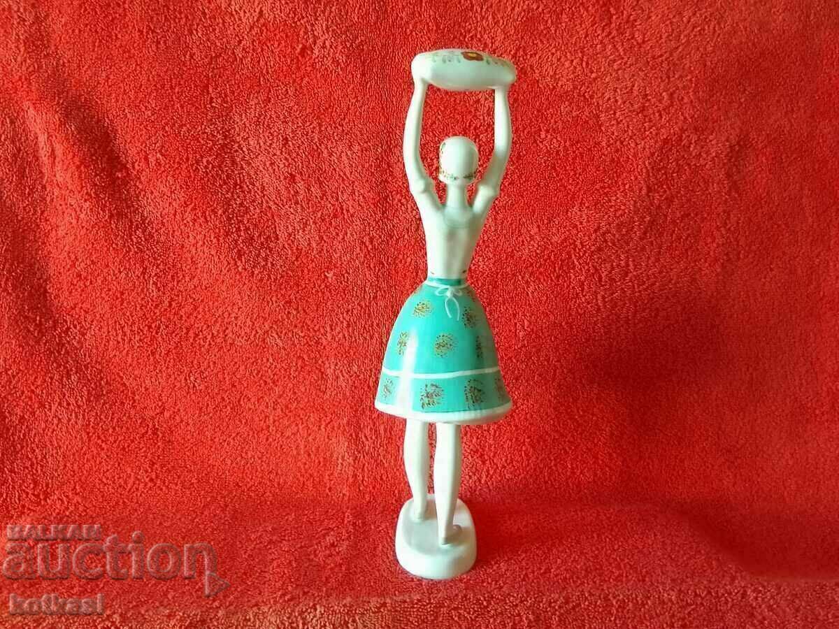 Παράδοση Παλιά πορσελάνινη φιγούρα Γυναίκα για χορό Μαξιλάρι Ουγγαρίας Παράδοση Παλιά πορσελάνινη φιγούρα Γυναίκα για χορό Μαξιλάρι Ουγγαρίας