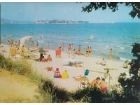 Καρτ ποστάλ της Βουλγαρίας. 1974 Nessebar - Παραλία Nessebar...