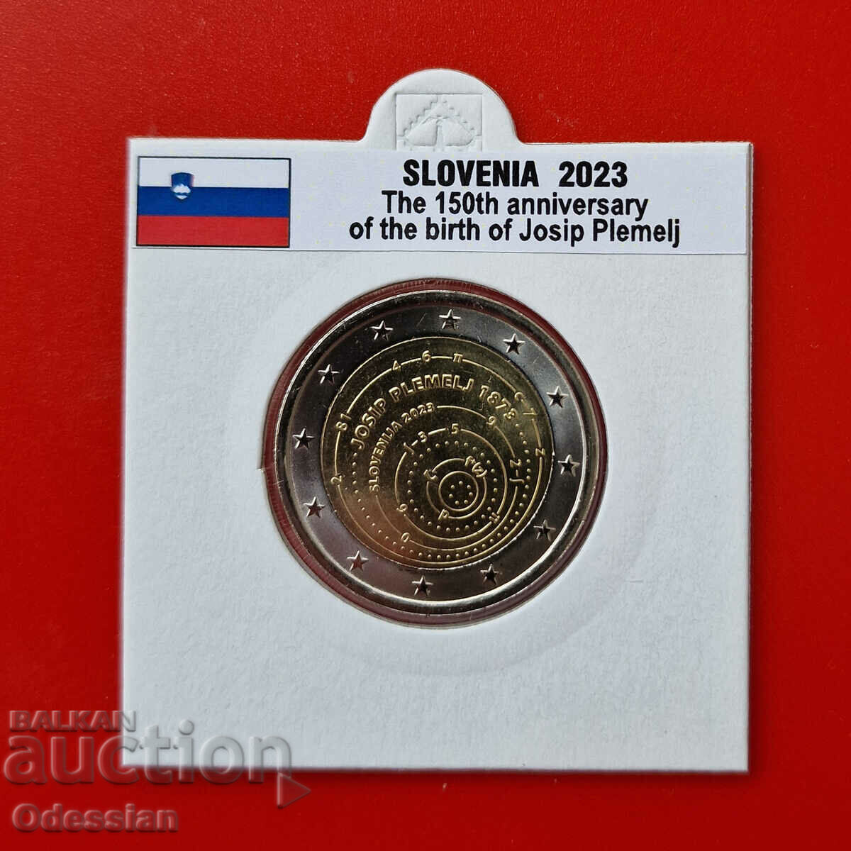 Slovenia • 2 Euro • Josip Plemelj • 2023 Slovenia • 2 Euro • Josip Plemelj • 2023