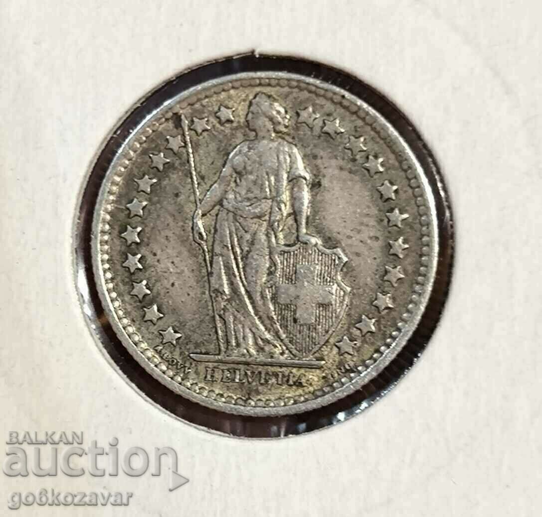 Switzerland 1/2 franc 1957 Silver ! with price 11.90 BGN | € 6.08