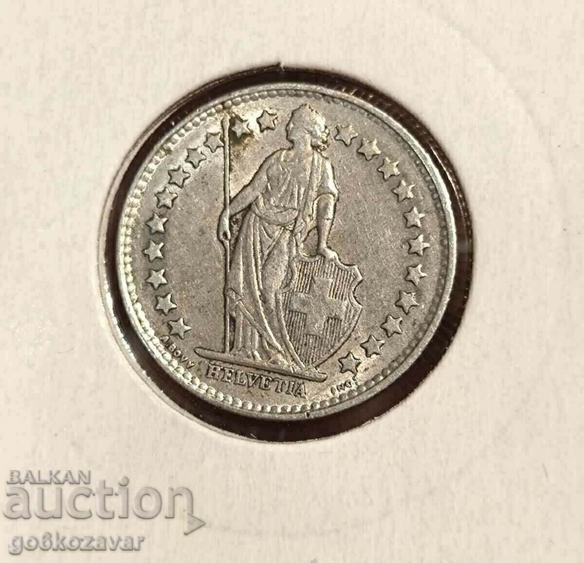Switzerland 1/2 franc 1956 Silver ! with price 13.90 BGN | € 7.11