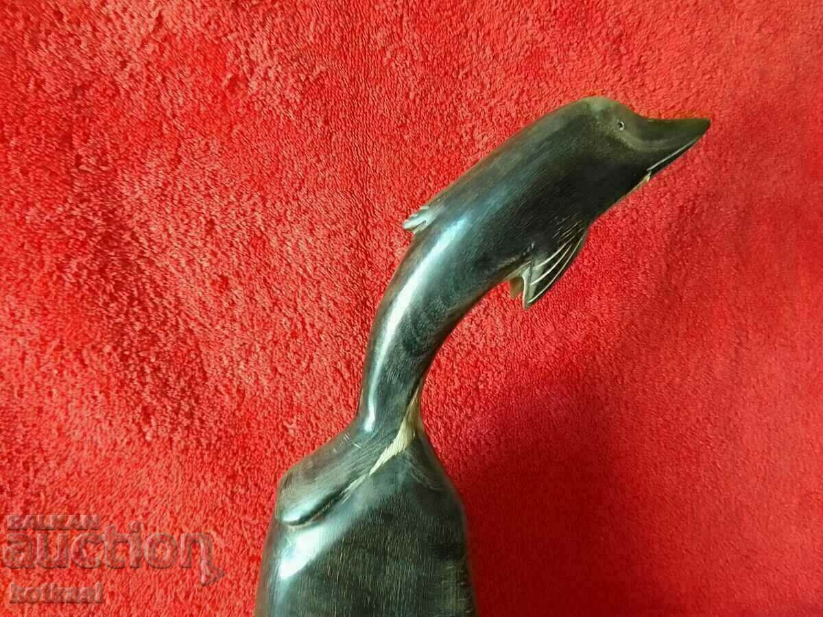 Delivery of Old Figure from Dolphin's Horn Water Wave Pedestal Delivery of Old Figure from Dolphin's Horn Water Wave Pedestal