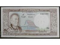 100 кип Лаос, 100 kip Laos, 1974 , UNC