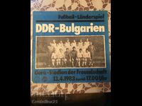 Football GDR Bulgaria