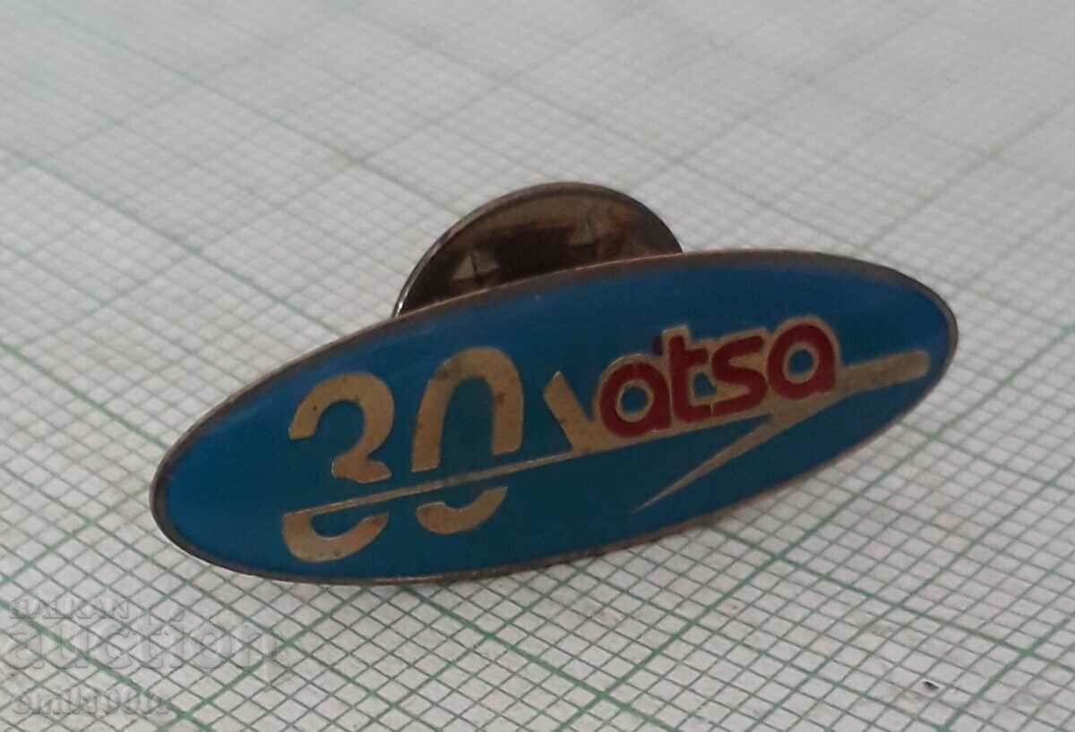 Auction  Badge - 30 years ATSA RVD