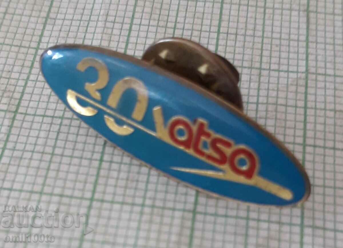 Delivery of Badge - 30 years ATSA RVD