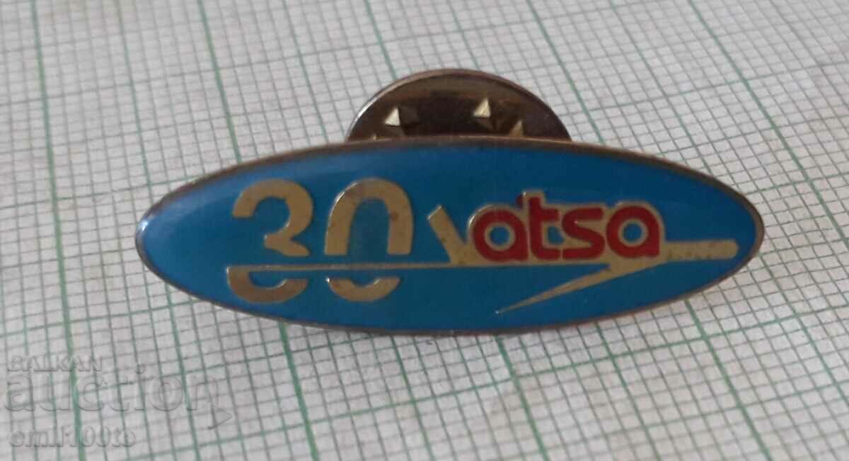 Badge - 30 years ATSA RVD