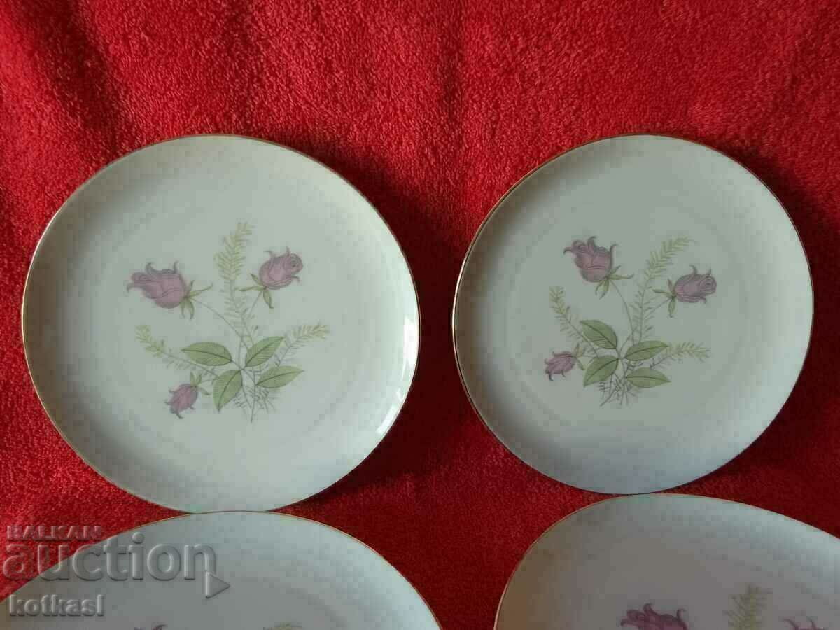 Lot Service 6 Schumann dessert plates Schumann Bavaria with price 21.00 BGN | € 10.74