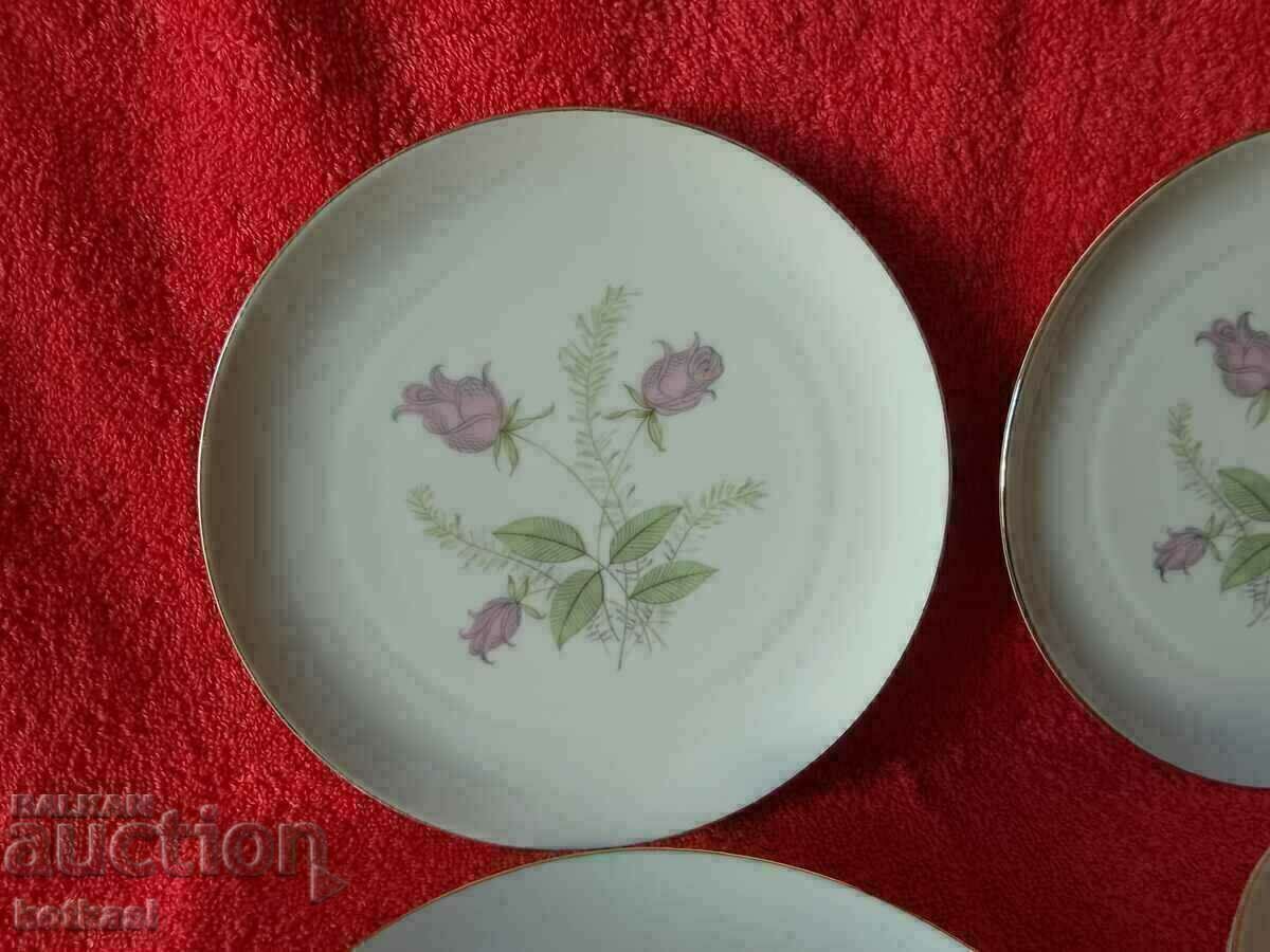 Auction  Lot Service 6 Schumann dessert plates Schumann Bavaria