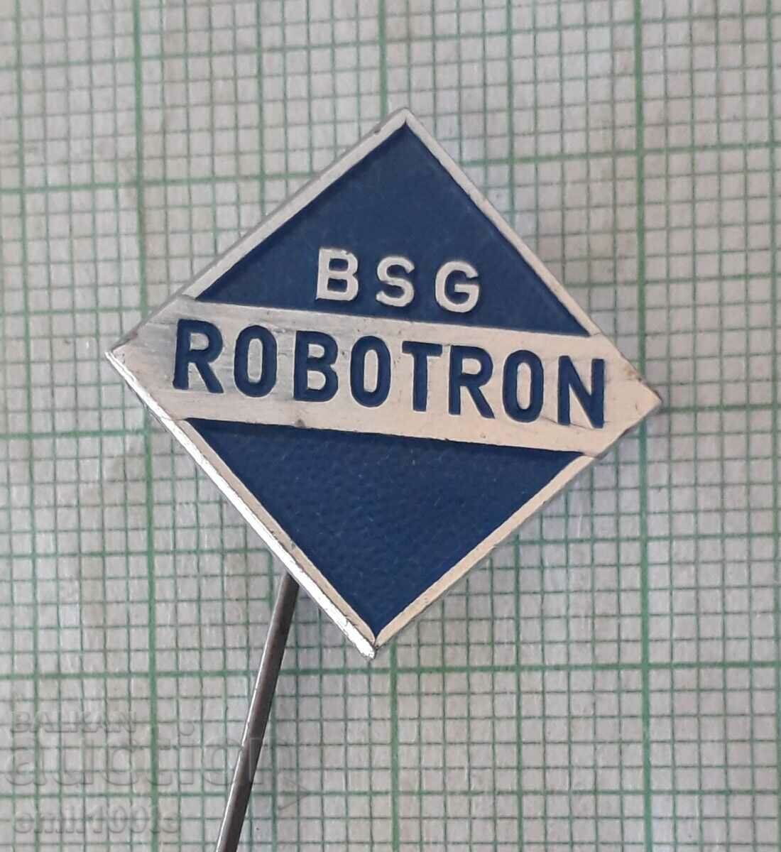 Значка- BSG ROBOTRON ГДР