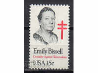 1980. САЩ. Емили Бисел (1861 - 1948), социален работник.