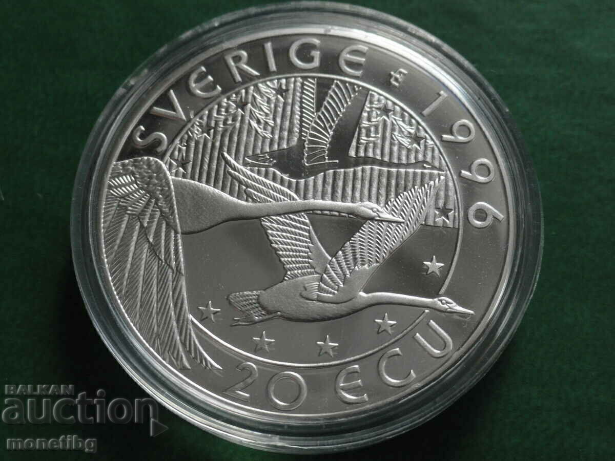 Sweden 1996 - 20 ECU "August Strindberg" with price 85.00 BGN | € 43.46