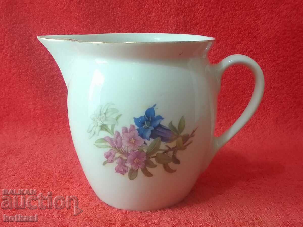 Old Porcelain Jug Austria Wilhelmsburger Old Porcelain Jug Austria Wilhelmsburger