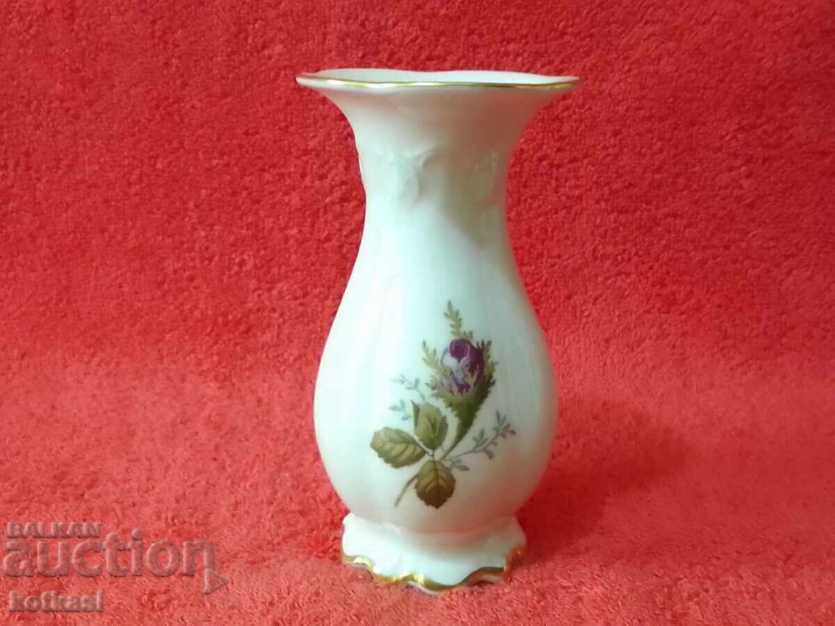 Auction Old embossed porcelain Vase marked Rosenthal Auction Old embossed porcelain Vase marked Rosenthal