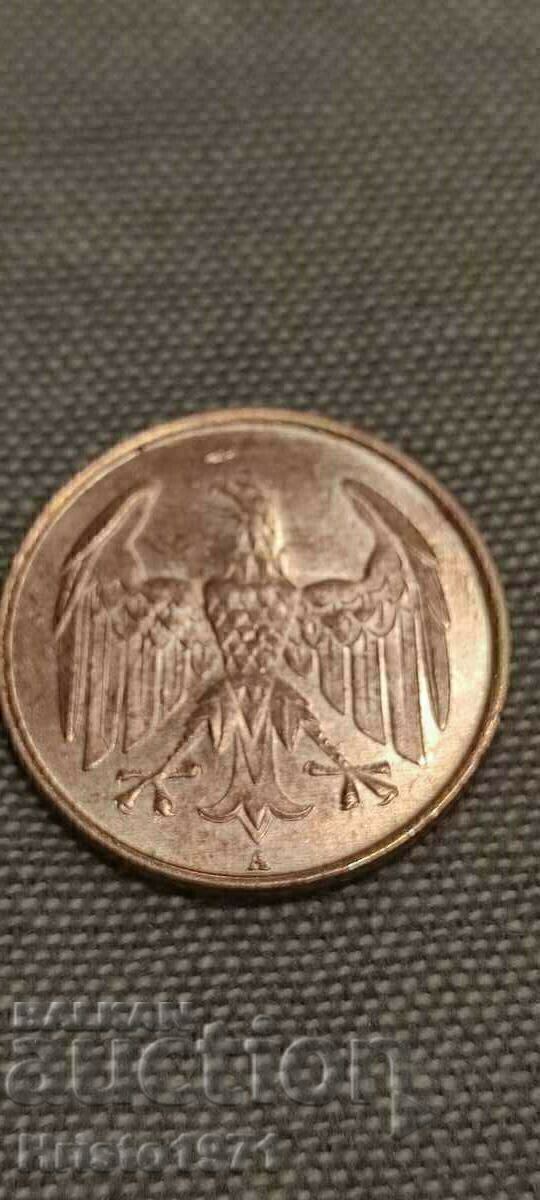 4 pfenning 1932 A με τιμή 55.00 BGN | € 28.12 4 pfenning 1932 A με τιμή 55.00 BGN | € 28.12