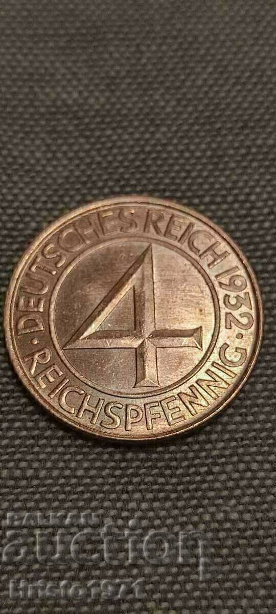 4 pfenning 1932 A 4 pfenning 1932 A