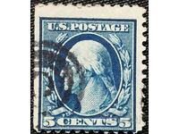 Съединени щати 1904-10) Използвана пощенска марка, 5c Джо..