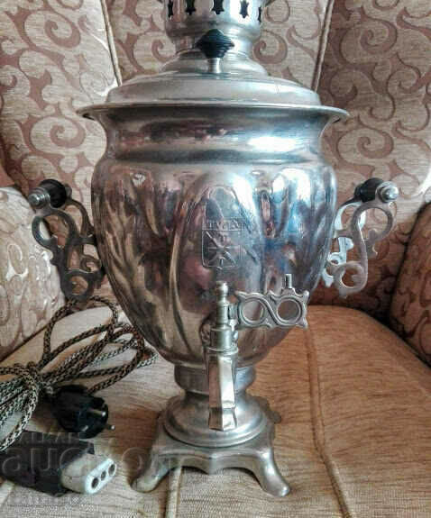 Old Russian Tula samovar, set with kettle, USSR(9.1) with price 80.00 BGN | € 40.90 Old Russian Tula samovar, set with kettle, USSR(9.1) with price 80.00 BGN | € 40.90