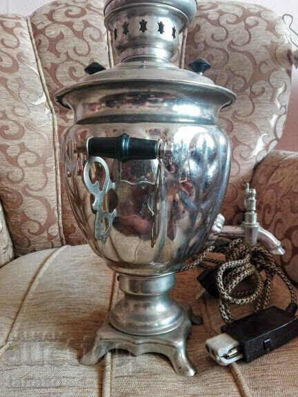 Auction Old Russian Tula samovar, set with kettle, USSR(9.1) Auction Old Russian Tula samovar, set with kettle, USSR(9.1)