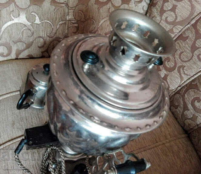 Old Russian Tula samovar, set with kettle, USSR(9.1) - 5 Old Russian Tula samovar, set with kettle, USSR(9.1) - 5