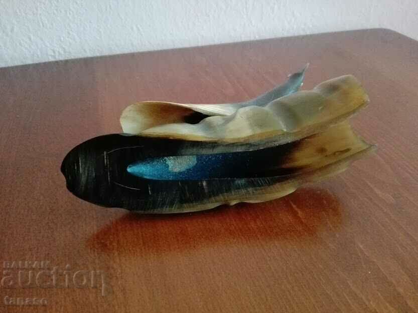 Old figure of a bird made of horn - 5 Old figure of a bird made of horn - 5