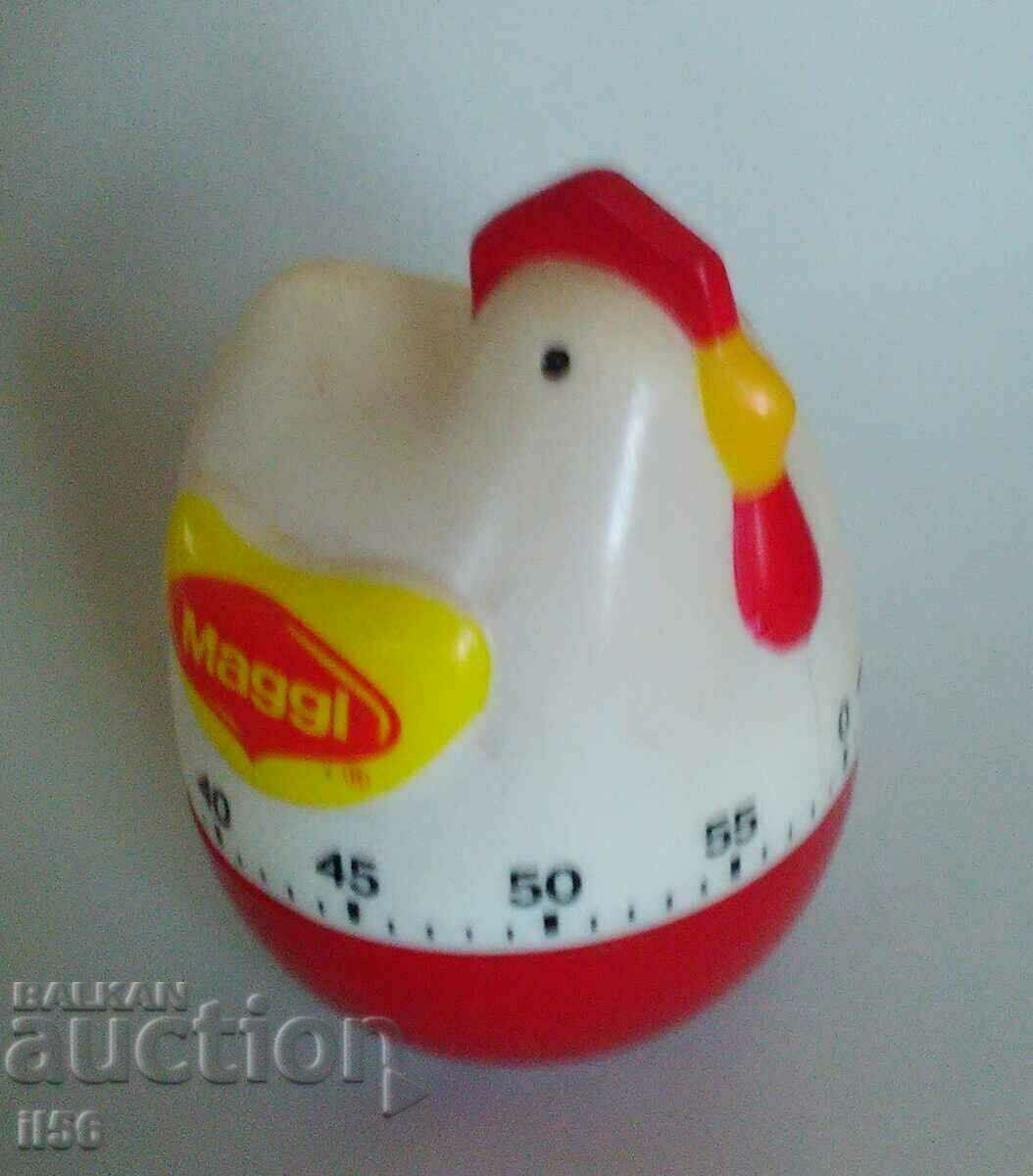 Ceas de bucătărie (cronometru) - reclamă cu preț 4.00 BGN | € 2.05 Ceas de bucătărie (cronometru) - reclamă cu preț 4.00 BGN | € 2.05