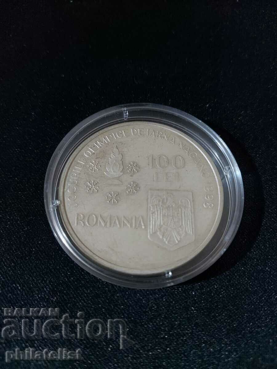 Romania 1998 - 100 lei - Winter Olympic Games Nagano 1998 with price 86.00 BGN | € 43.97