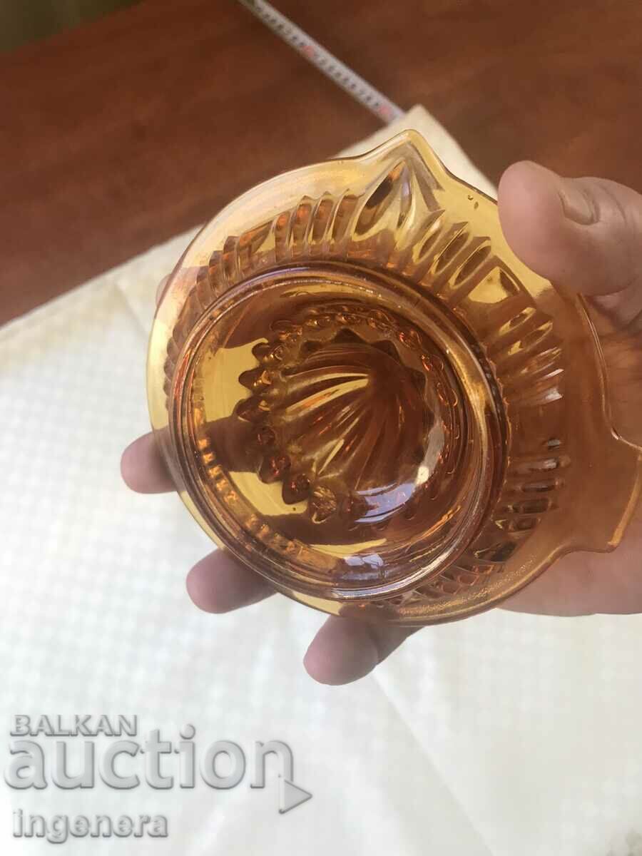 Delivery of CITRUS JUICER THICK EMBOSSED COLORED GLASS Delivery of CITRUS JUICER THICK EMBOSSED COLORED GLASS