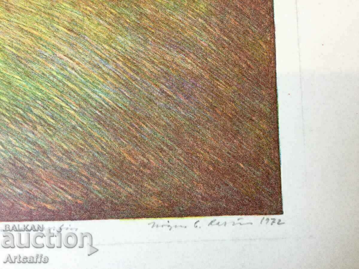 Delivery of Color lithograph Delivery of Color lithograph