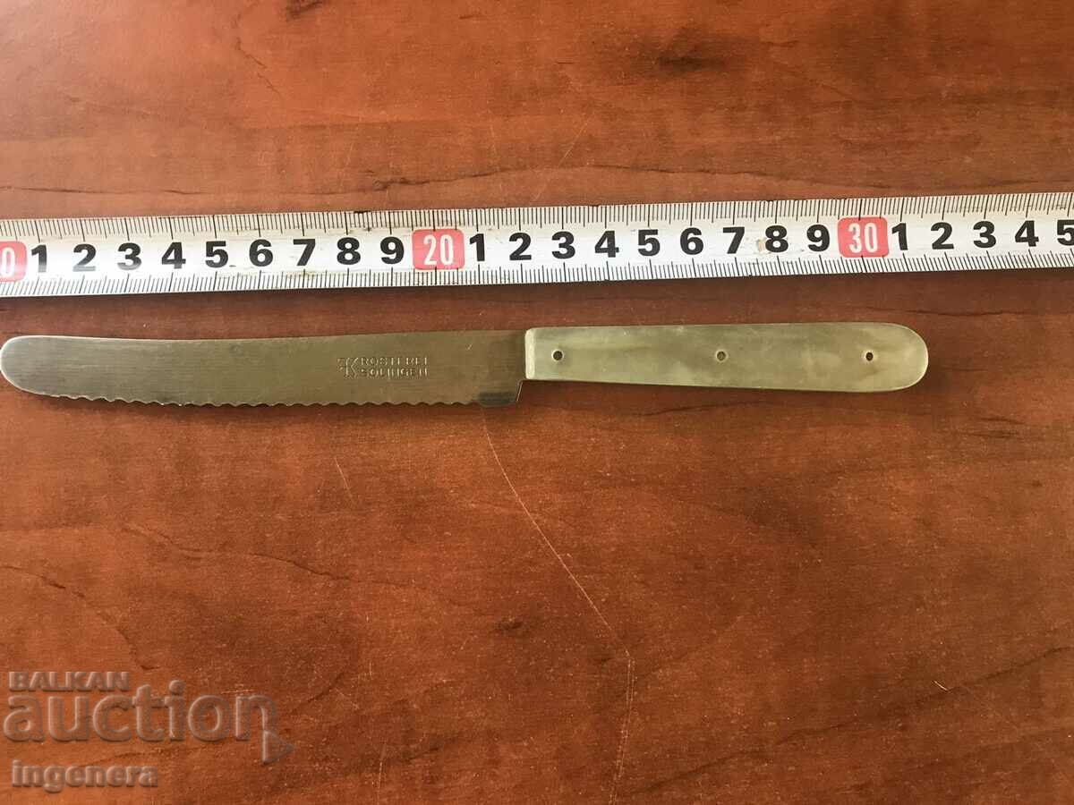 KNIFE SERVICE MARKING SOLINGEN SOLINGEN with price 11.00 BGN | € 5.62 KNIFE SERVICE MARKING SOLINGEN SOLINGEN with price 11.00 BGN | € 5.62