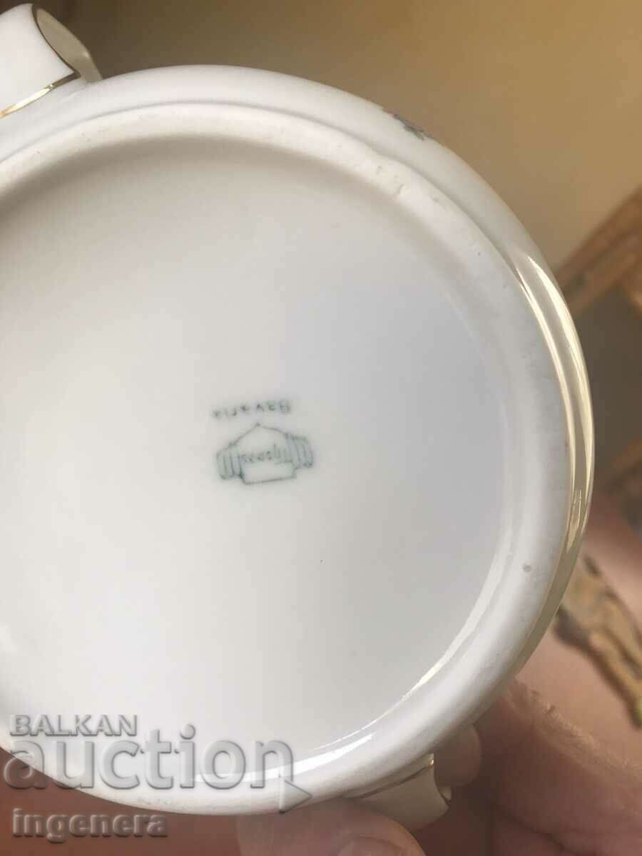 PORCELAIN SUGAR BOWL GERMANY BAVARIAN PORCELAIN - 6 PORCELAIN SUGAR BOWL GERMANY BAVARIAN PORCELAIN - 6