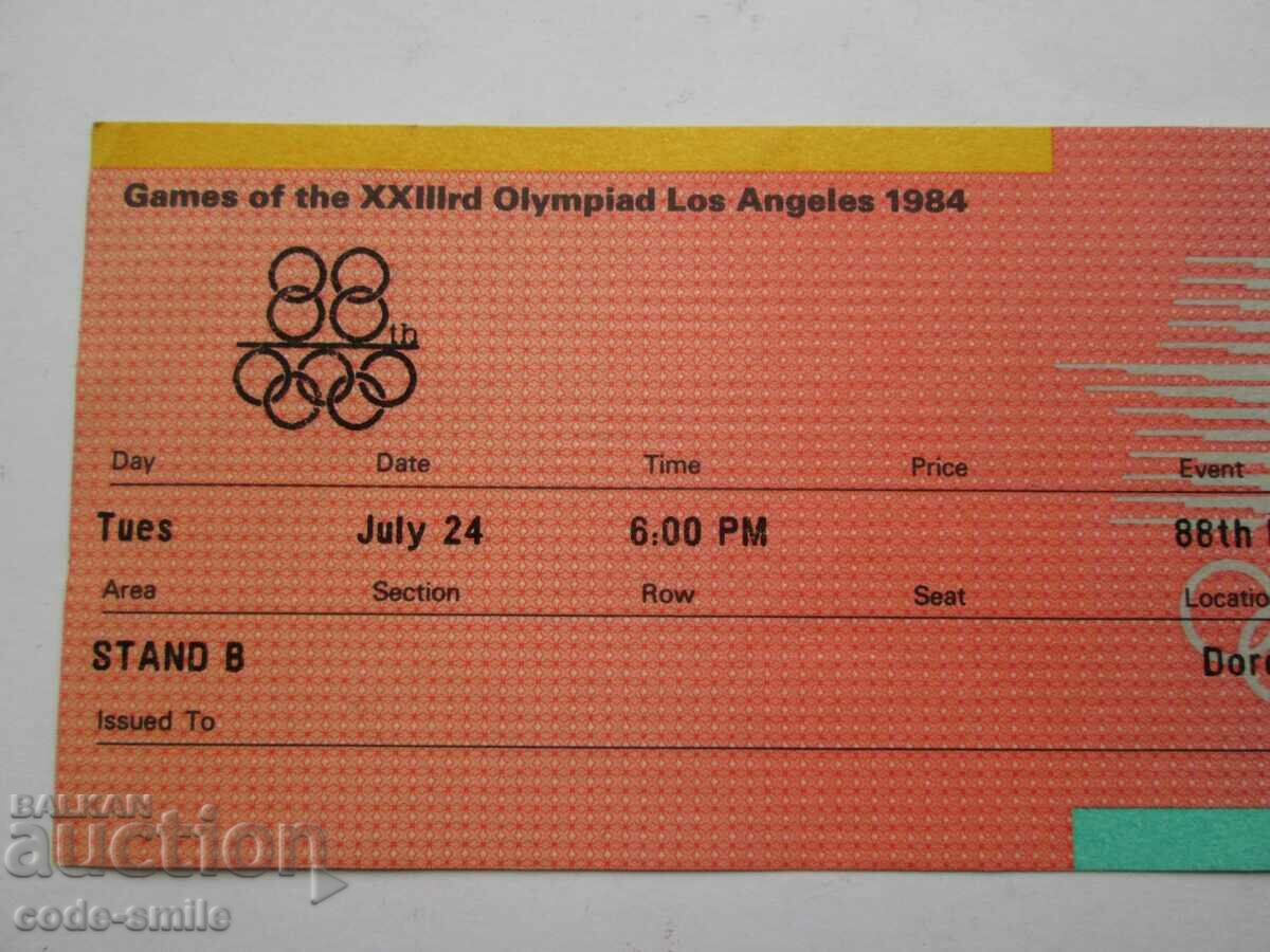 Delivery of Olympic ticket pass olympiad olympic session IOC Delivery of Olympic ticket pass olympiad olympic session IOC