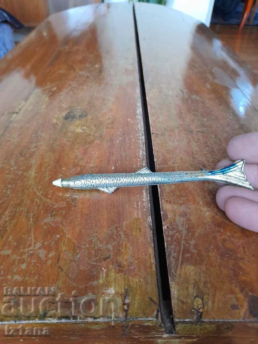 Old pen, chemical, ballpoint pen Fish with price 12.00 BGN | € 6.14