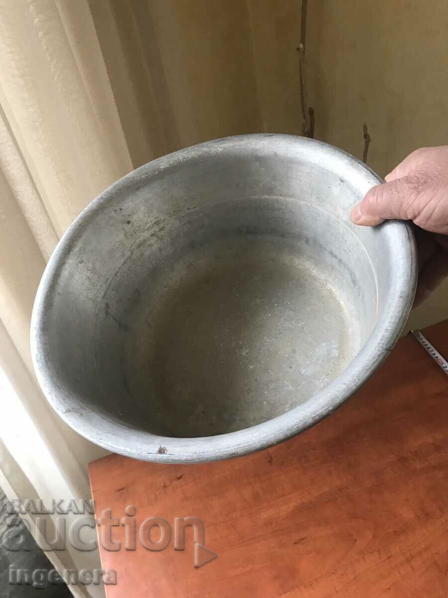 ALUMINUM ALUMINUM DEEP SALAD BOWL - 6