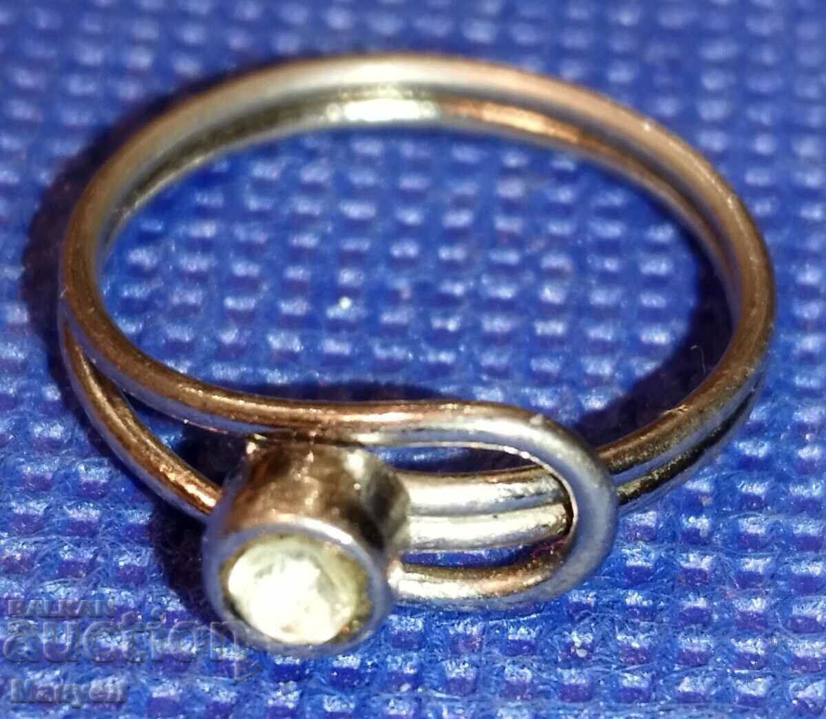 Silver ring.