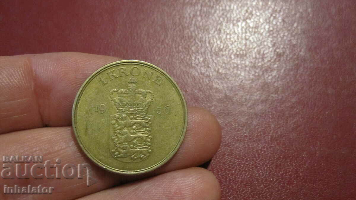 1956 1 kroner Denmark