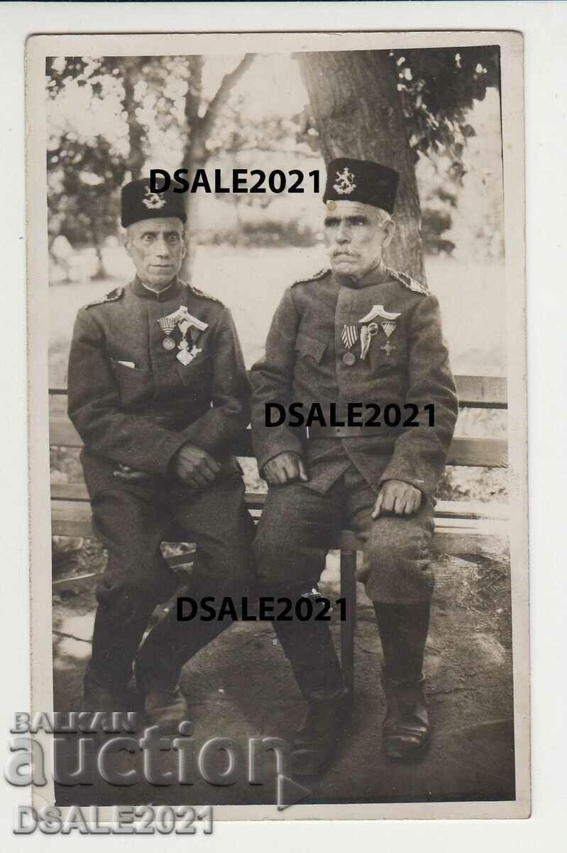 Bulgaria fotografie milițian al anilor 1920, uniformă, ordine /18705