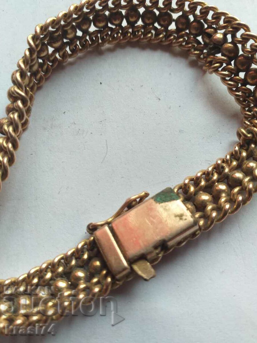 Old gold plated bracelet with price 30.00 BGN | € 15.34 Old gold plated bracelet with price 30.00 BGN | € 15.34