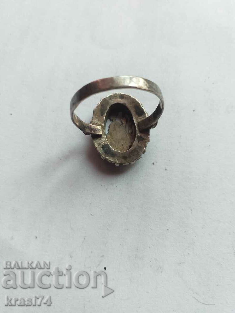 Silver ring with gold elements with price 40.00 BGN | € 20.45 Silver ring with gold elements with price 40.00 BGN | € 20.45